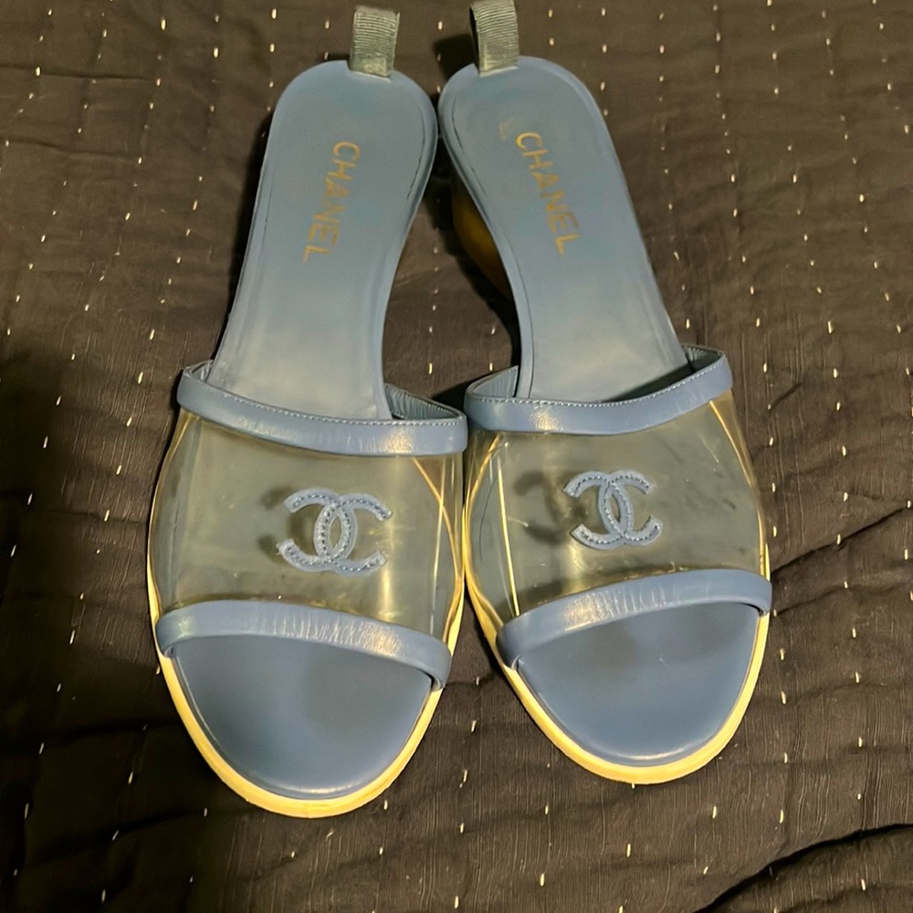 CHANEL CRUISE 2019 TRANSPARENT/BLUE